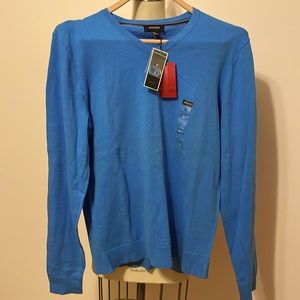 Men’s Sweater Blue New Alfani Sz Small